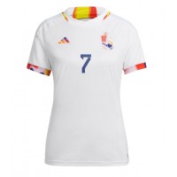 Belgia Kevin De Bruyne #7 Bortedrakt Dame VM 2022 Kortermet